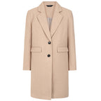 Emreco Single Breasted Revere Collar Coat (Size 18) - Camel_8095615