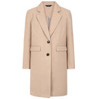 Emreco Single Breasted Revere Collar Coat (Size 20) - Camel_8095616