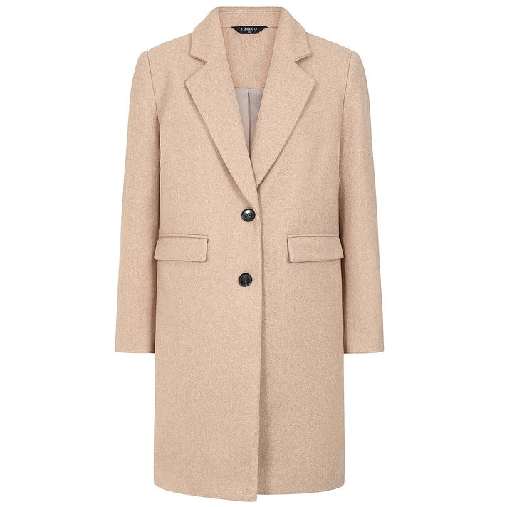 Emreco Single Breasted Revere Collar Coat (Size 20) - Camel 8095616 1