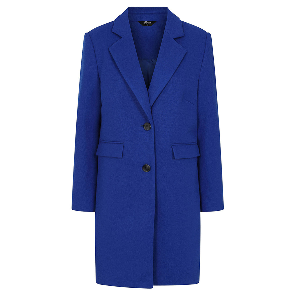 Emreco Single-Breasted Rever Collar Coat (Size 18) - Blue 8095621 0