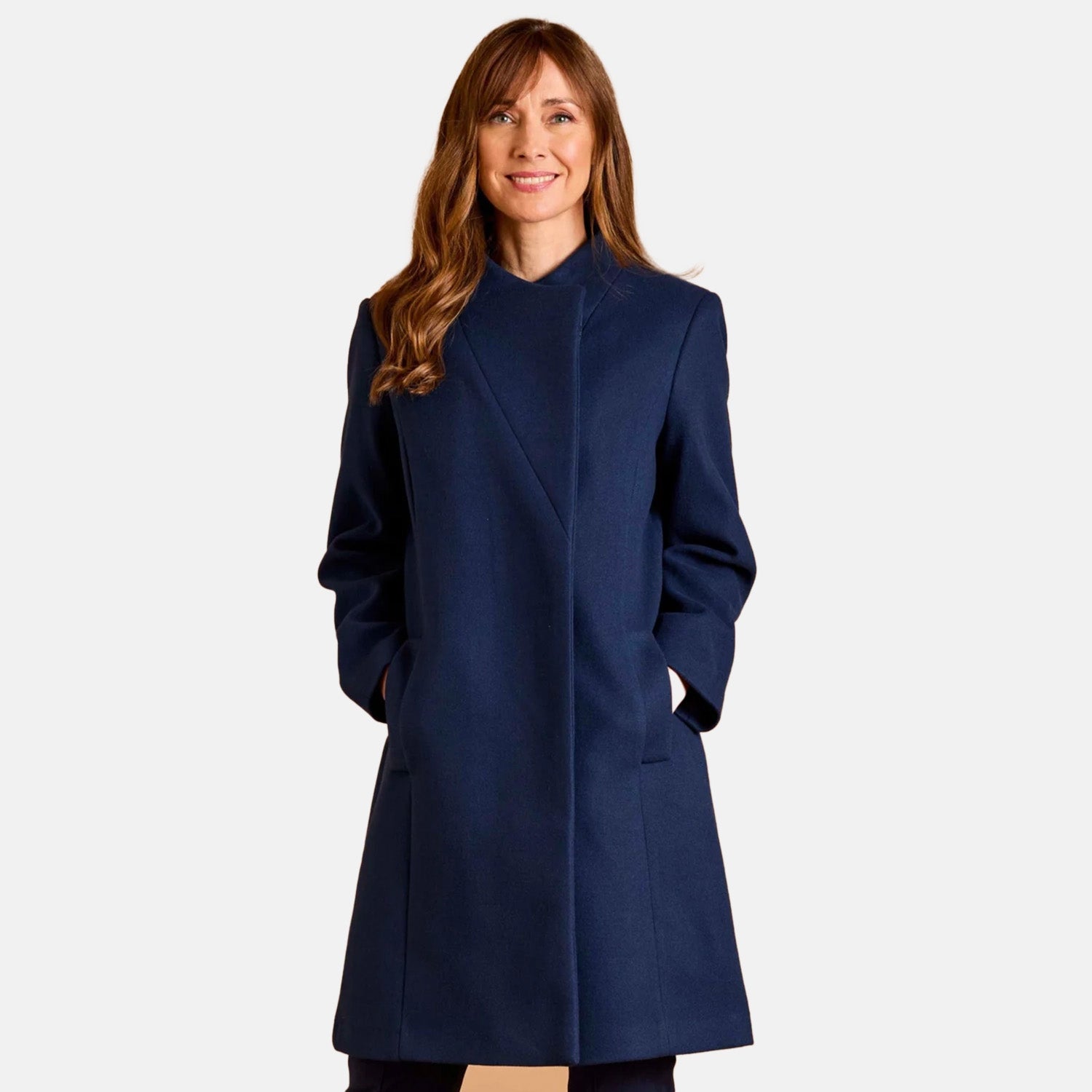 Emreco Smart Wrap Mid-Length Coat (Size 10) - Midnight 8095849 0