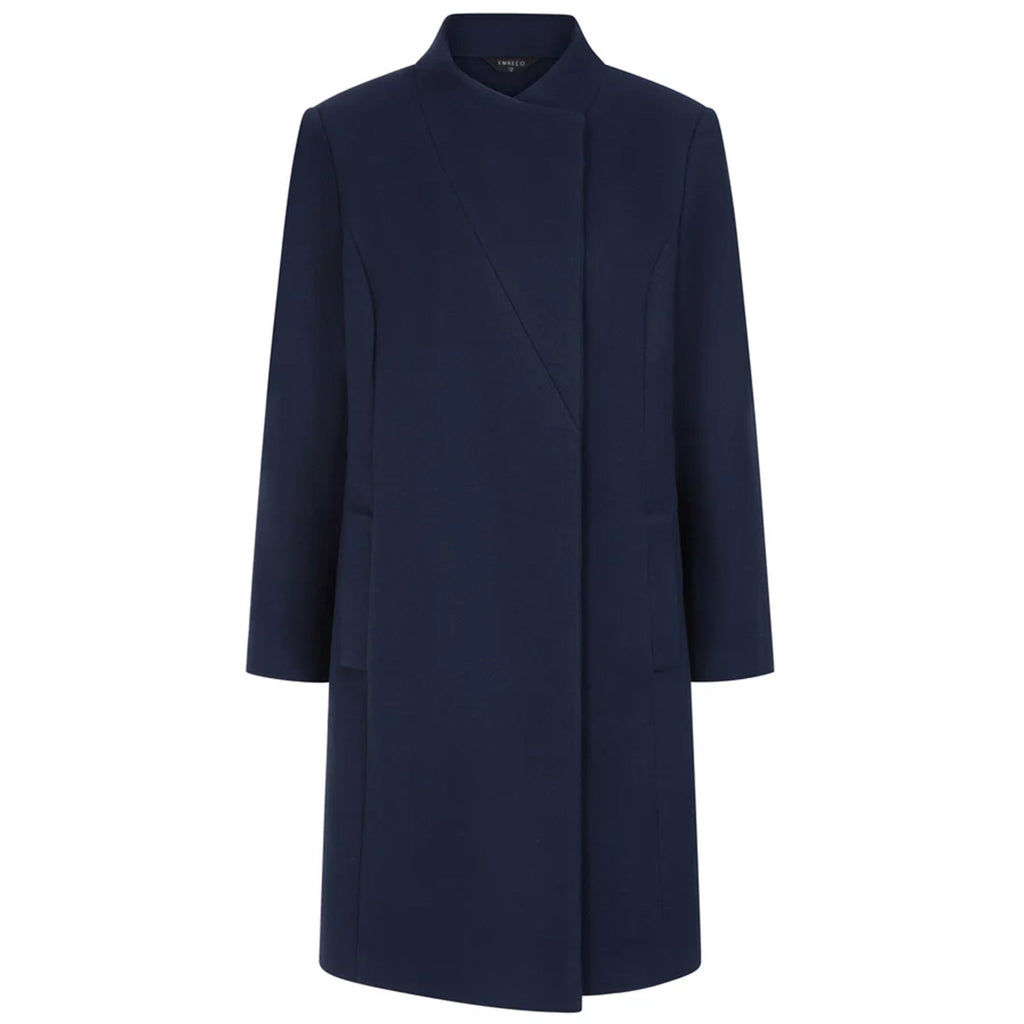 Emreco Smart Wrap Mid-Length Coat (Size 10) - Midnight_8095849_3