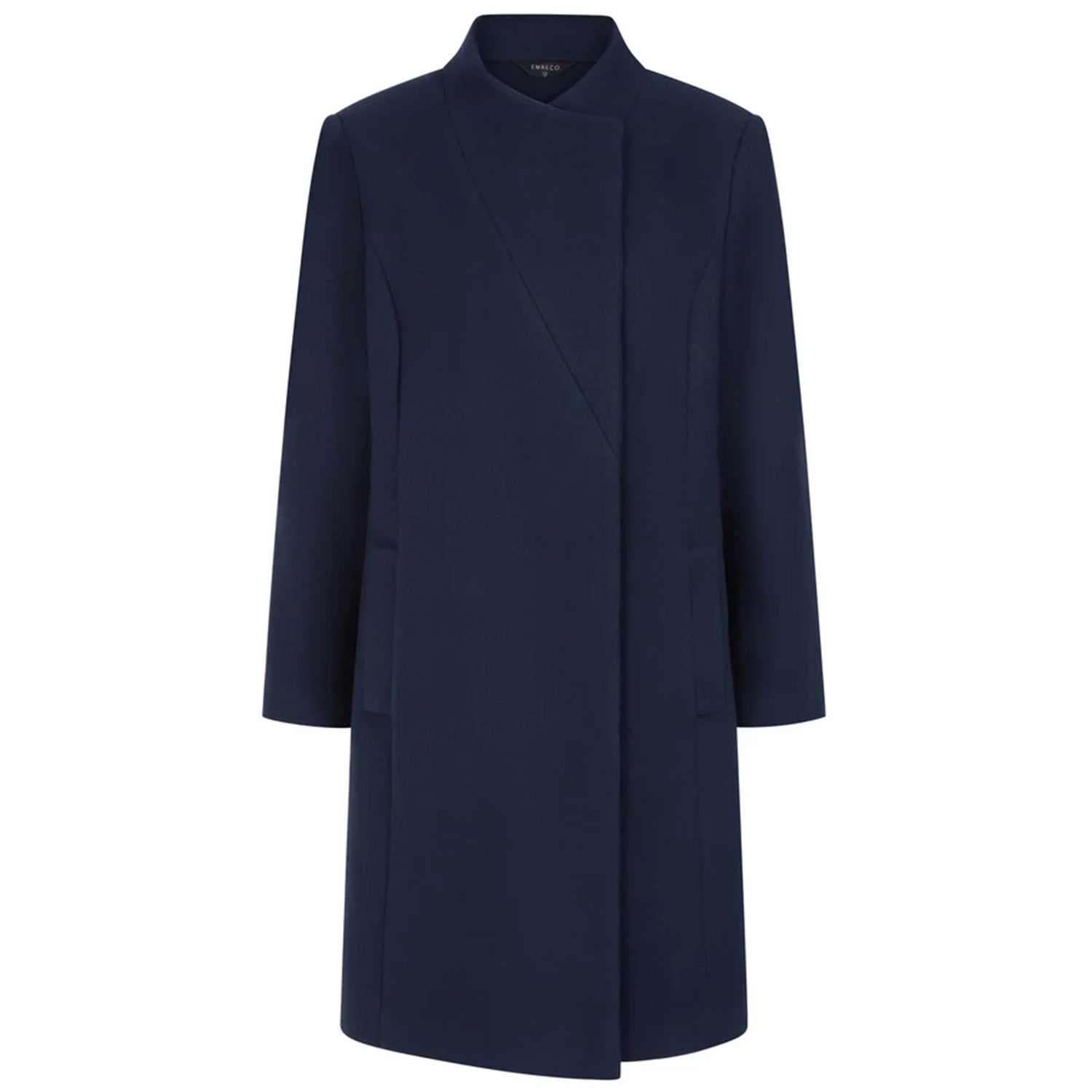 Emreco Smart Wrap Mid-Length Coat (Size 10) - Midnight 8095849 3