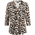 Emreco Mandarin Collar Blouse (Size 12) - Stone_8097463_4