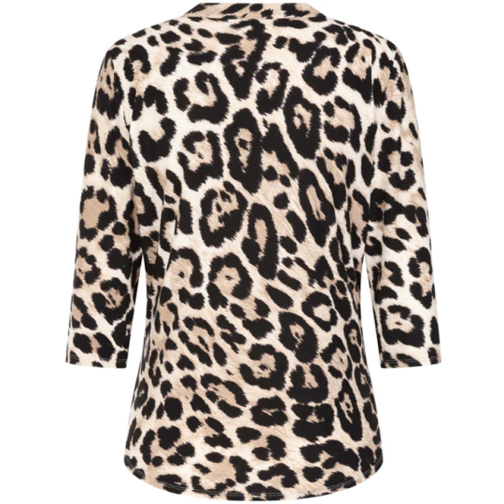 Emreco Mandarin Collar Blouse (Size 12) - Stone_8097463_5