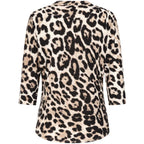 Emreco Mandarin Collar Blouse (Size 12) - Stone_8097463_5