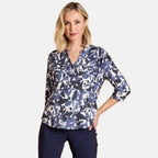 Emreco Mandarin Collar Blouse (Size 18) - Grey_8097473