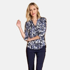 Emreco Mandarin Collar Blouse (Size 18) - Grey_8097473_1