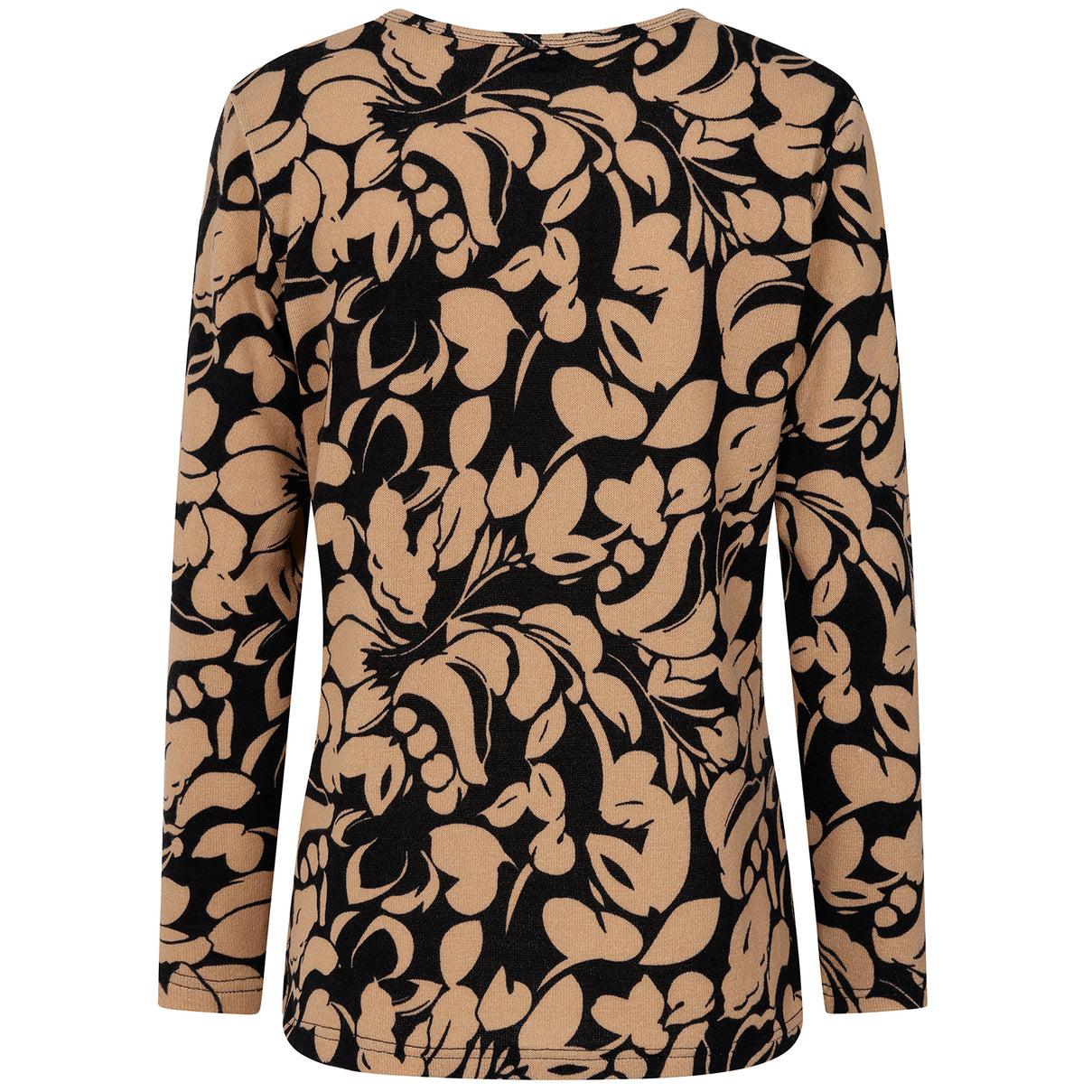 Emreco Artistic Print Round Neck Top (Size 20) - Black V32518399 2