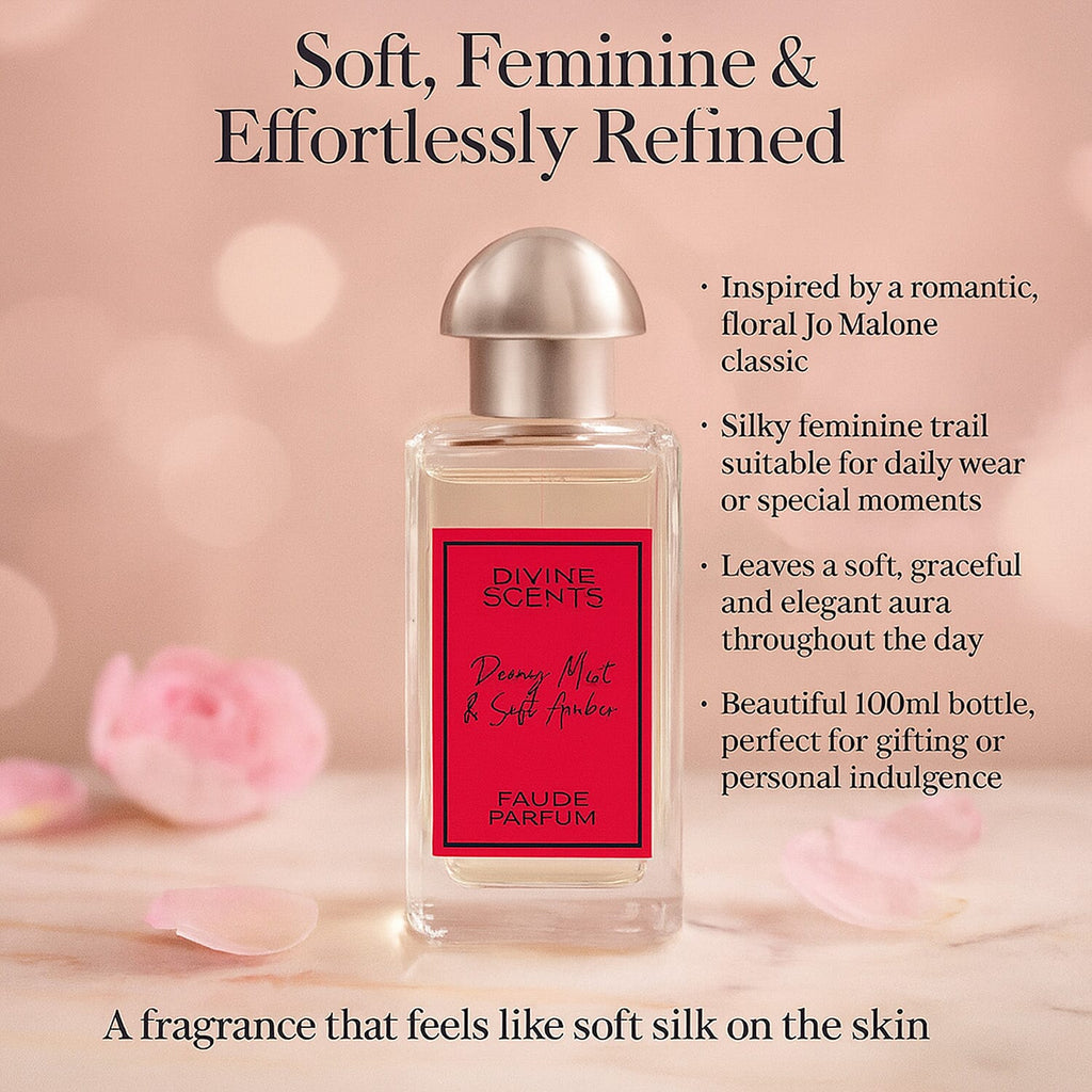Divine Scents - Laurelle Peony Mist & Soft Amber EDP - 100ml