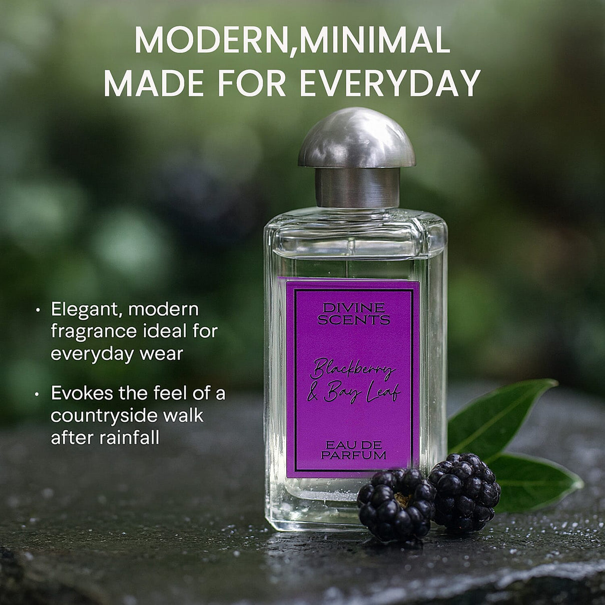 Divine Scents - Laurelle Blackberry and Bay Leaf (EDP) Perfume - 100ml 8098801 3