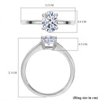 Rachel Galley 950 Platinum VS-EF Lab Grown Diamond VS-EF Ring, Platinum Wt.3.9 Gms  1.000  Ct._8099076_4