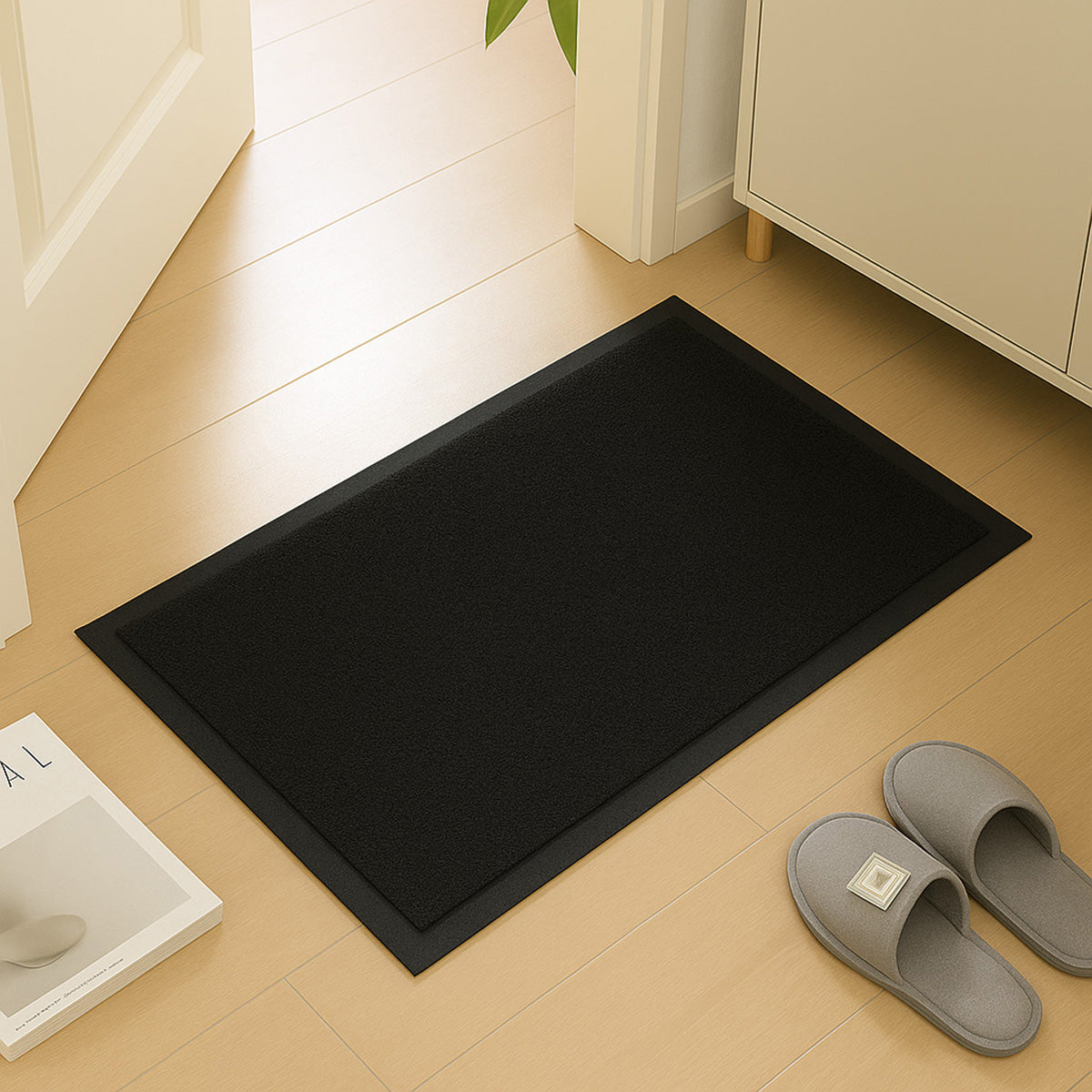 Ultra Absorbent Non-Slip Doormat - Black 8099317 2