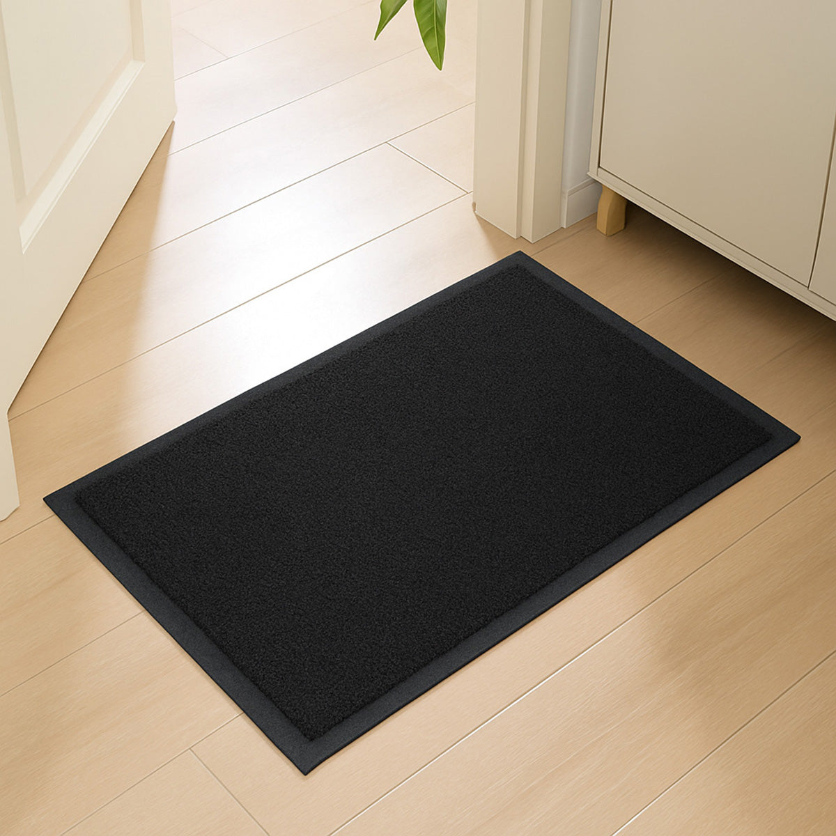 Ultra Absorbent Non-Slip Doormat - Black 8099317 3
