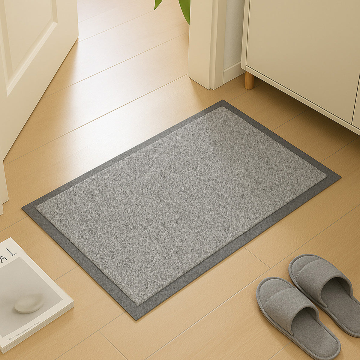 Ultra Absorbent Non-Slip Doormat - Grey 8099318 2