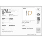 Luxuriant 9K Yellow Gold SGL Certified Lab Grown Diamond (SI/GH) Full Hoop Earring with Clasp 1.00 Ct._8099338_5