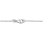 Designer Inspired- Luxuriant Lab Grown Diamond (SI/GH) Necklace (Size - 20) with Lobster Clasp in Rhodium Overlay Sterling Silver_8100416_3