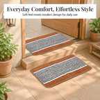 Set of 2: Anti-Skid Micro Bath Mats (Size 58x38cm) - Tan_8101391_3