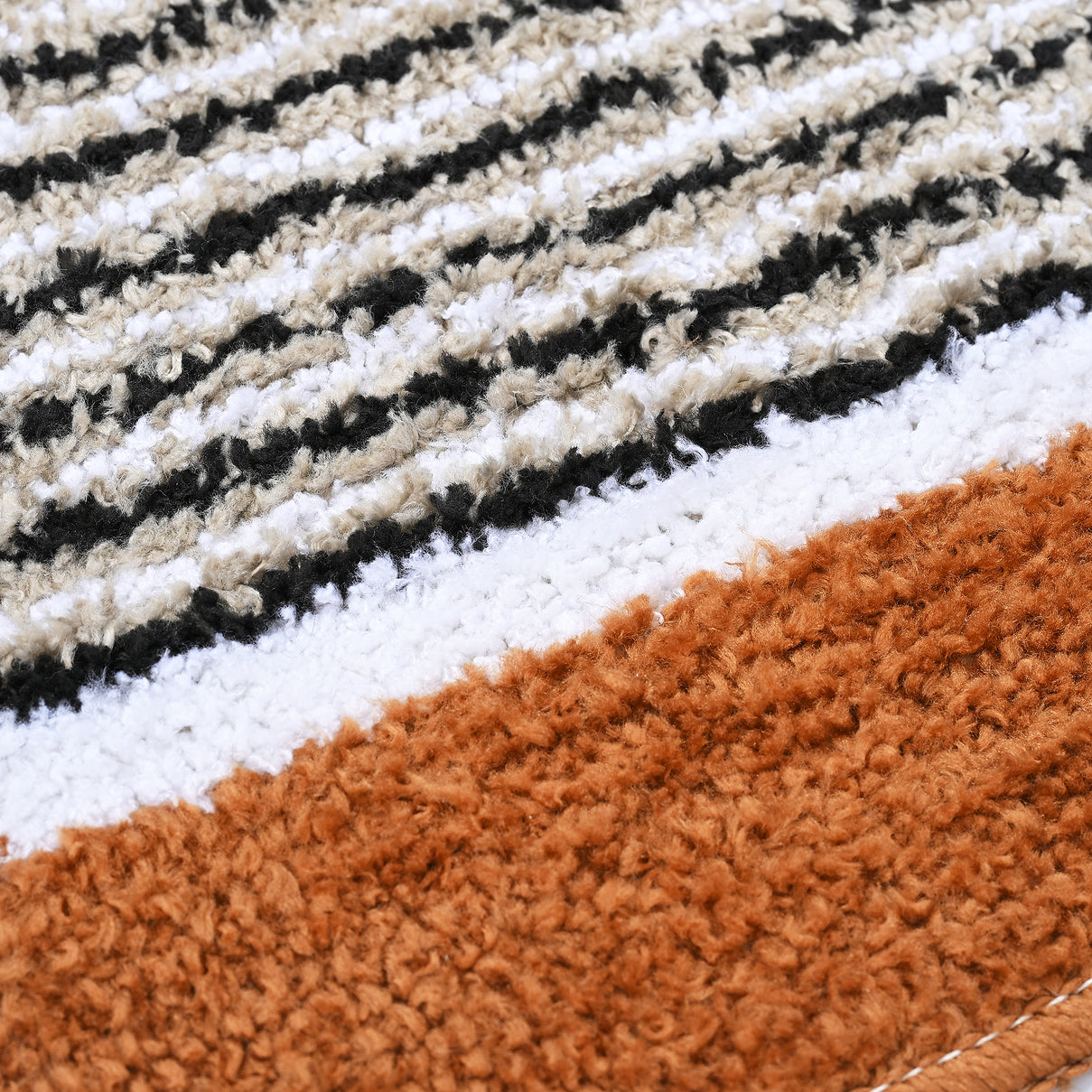 Set of 2- Anti-Skid Micro Bath Mats (Size 58x38cm) - Tan 8101391 9