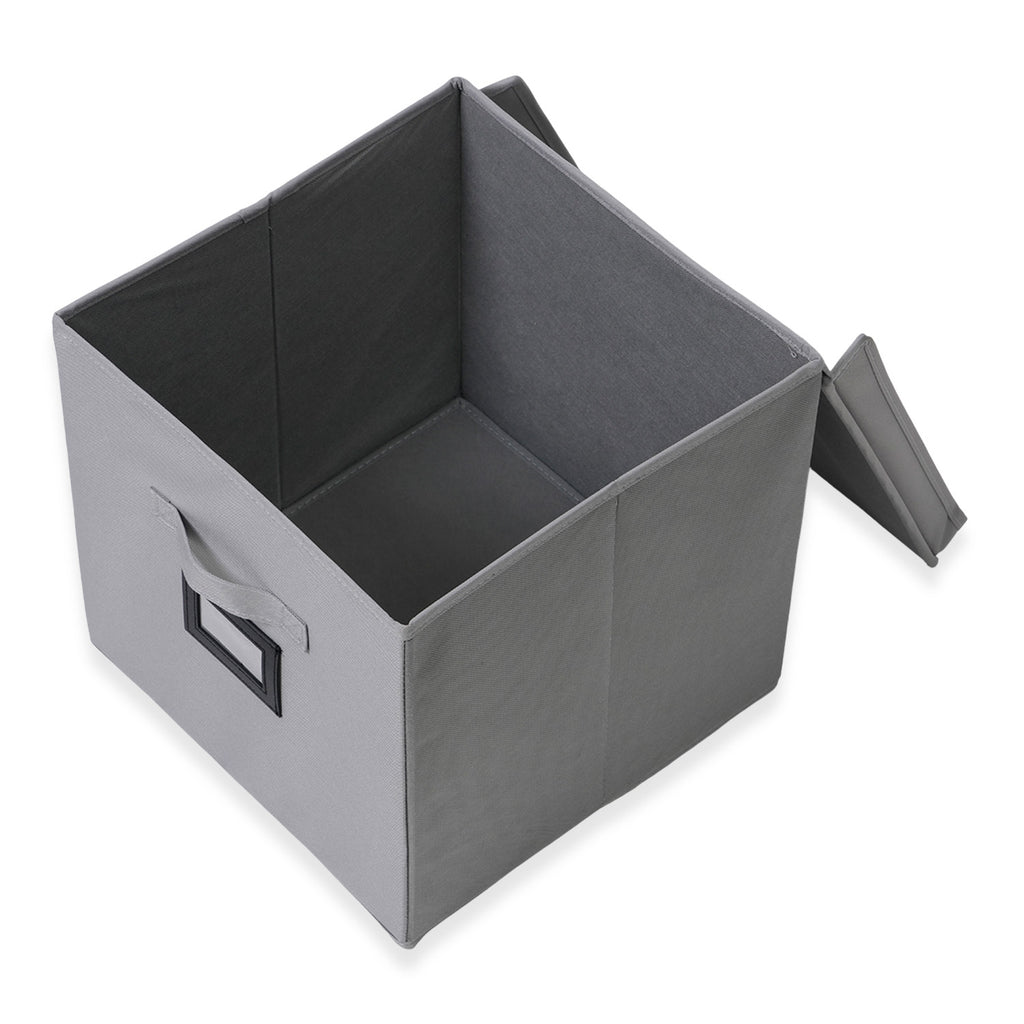 5-Shelf Hanging Closet Storage Organiser with Removable Drawer Box - Grey_8102242_6