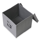 5-Shelf Hanging Closet Storage Organiser with Removable Drawer Box - Grey_8102242_6