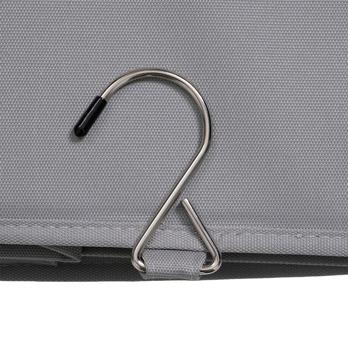 5-Shelf Hanging Closet Storage Organiser with Removable Drawer Box - Grey 8102242 8