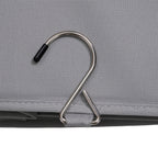 5-Shelf Hanging Closet Storage Organiser with Removable Drawer Box - Grey_8102242_8
