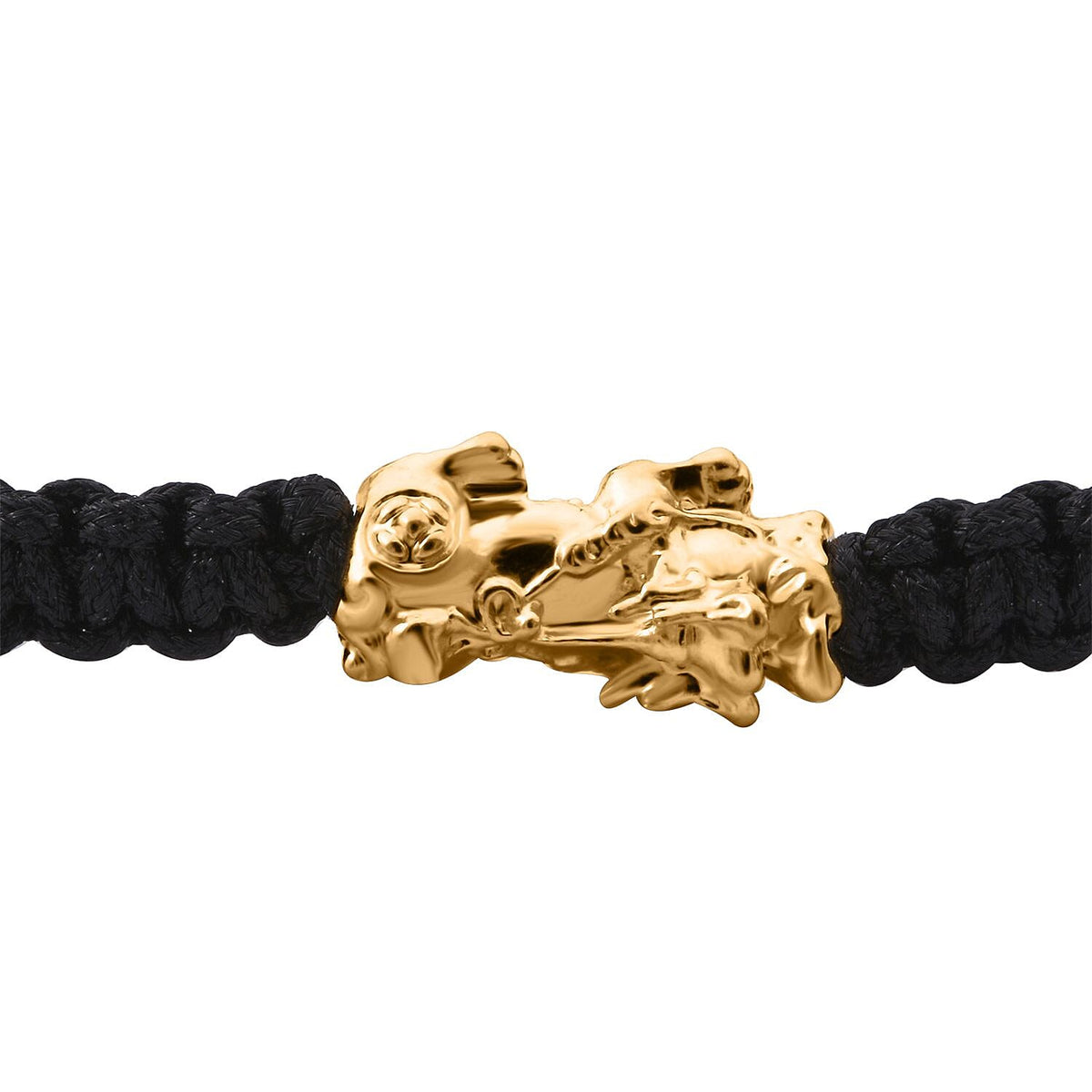 24K (99.99% Purity) Yellow Gold Pixiu Thread Adjustable Bracelet (Size - 6.5 to 9.5) 8102299 2