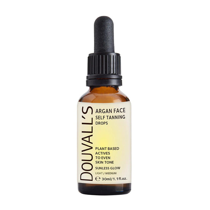 Douvall's Argan Face Self Tanning Drops 30ml: Light-Medium 8103302 1