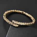 BIGGEST CLEARANCE DEAL - Ottoman Treasures 9K Yellow Gold Byzantine Bangle (Size 7.5 Adjustable), Gold Wt. 18.01 Gms._8103784_1