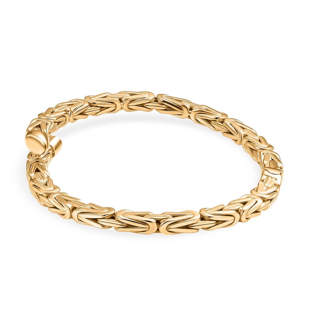 BIGGEST CLEARANCE DEAL - Ottoman Treasures 9K Yellow Gold Byzantine Bangle (Size 7.5 Adjustable), Gold Wt. 18.01 Gms._8103784_3