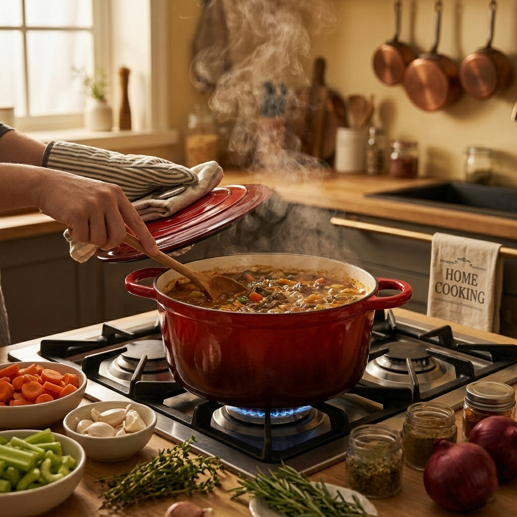 4L Cast Iron Pot with Lid 8104295 2