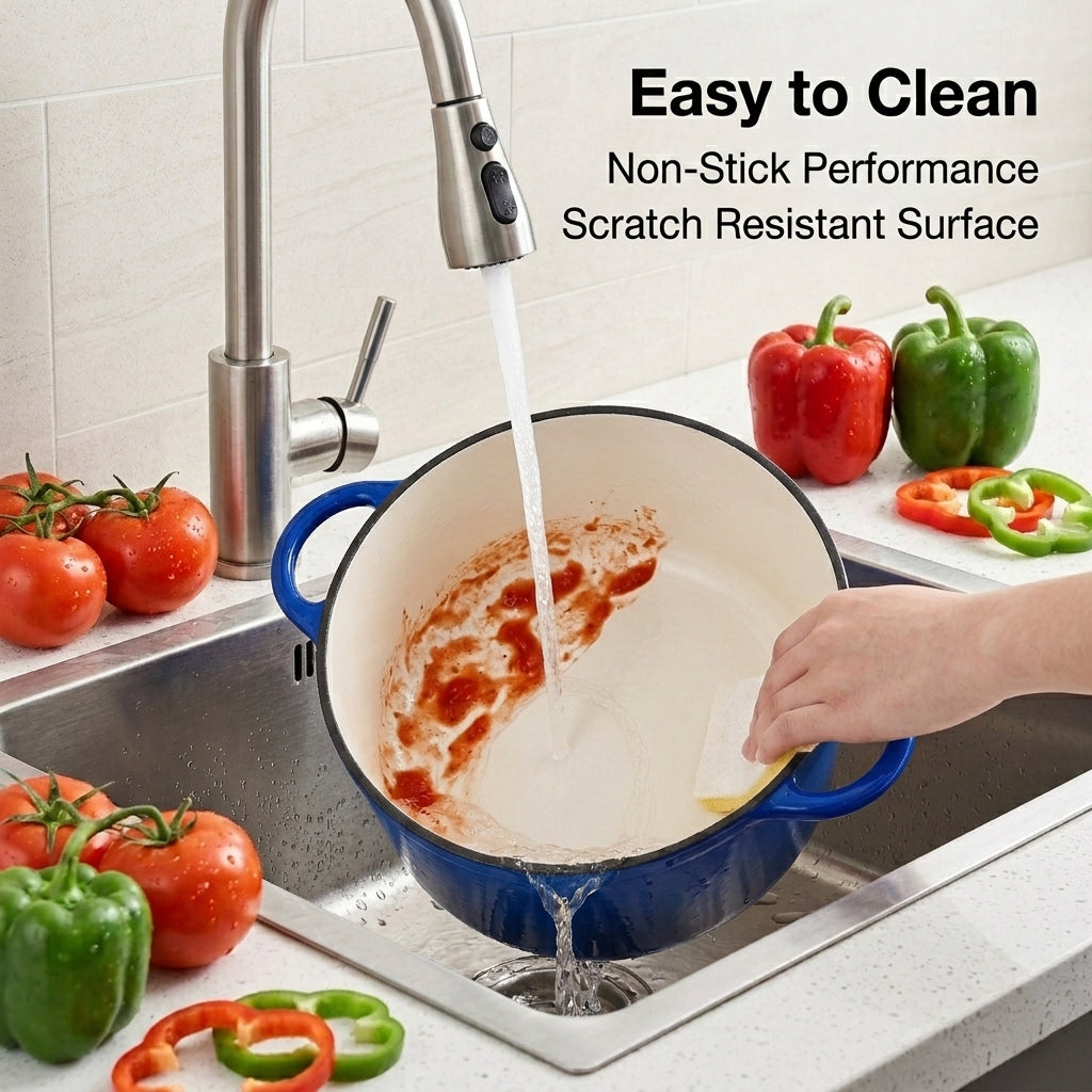 4L Cast Iron Pot with Lid 8104296 7
