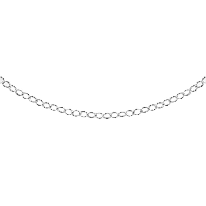 Silver 2 MM Belcher Chain with Spring Ring Clasp 18 Inch Polished, 1.4 Gms 8105388 1
