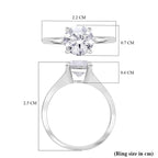 IGI Certified Lab Grown Diamond Round Cut - D - Colour, Internally Flawless and Ideal Cut - 1.00 Ct, Platinum Wt. 4.18 Gms._8105677_5