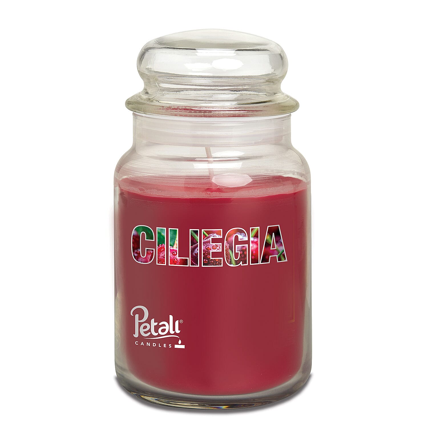 Petali Set of 3 Christmas Scented Large Jar Candles - Biscotti, Apple Spice &amp; Wellbeing - Yellow 8107268 1