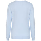 Emreco Womens Knitted Bubble Textured Round Neck Jumper (Size XL) - Blue_8107510_2
