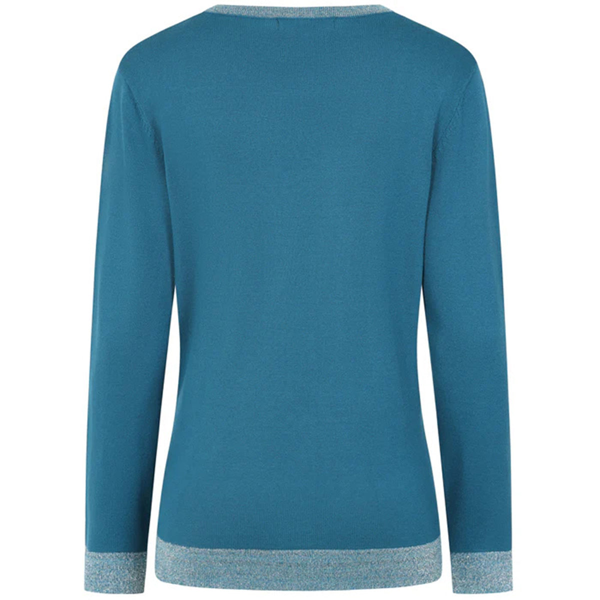 Emreco Sparkle Neckline Jumper (Size XL) - Teal 8107615 5