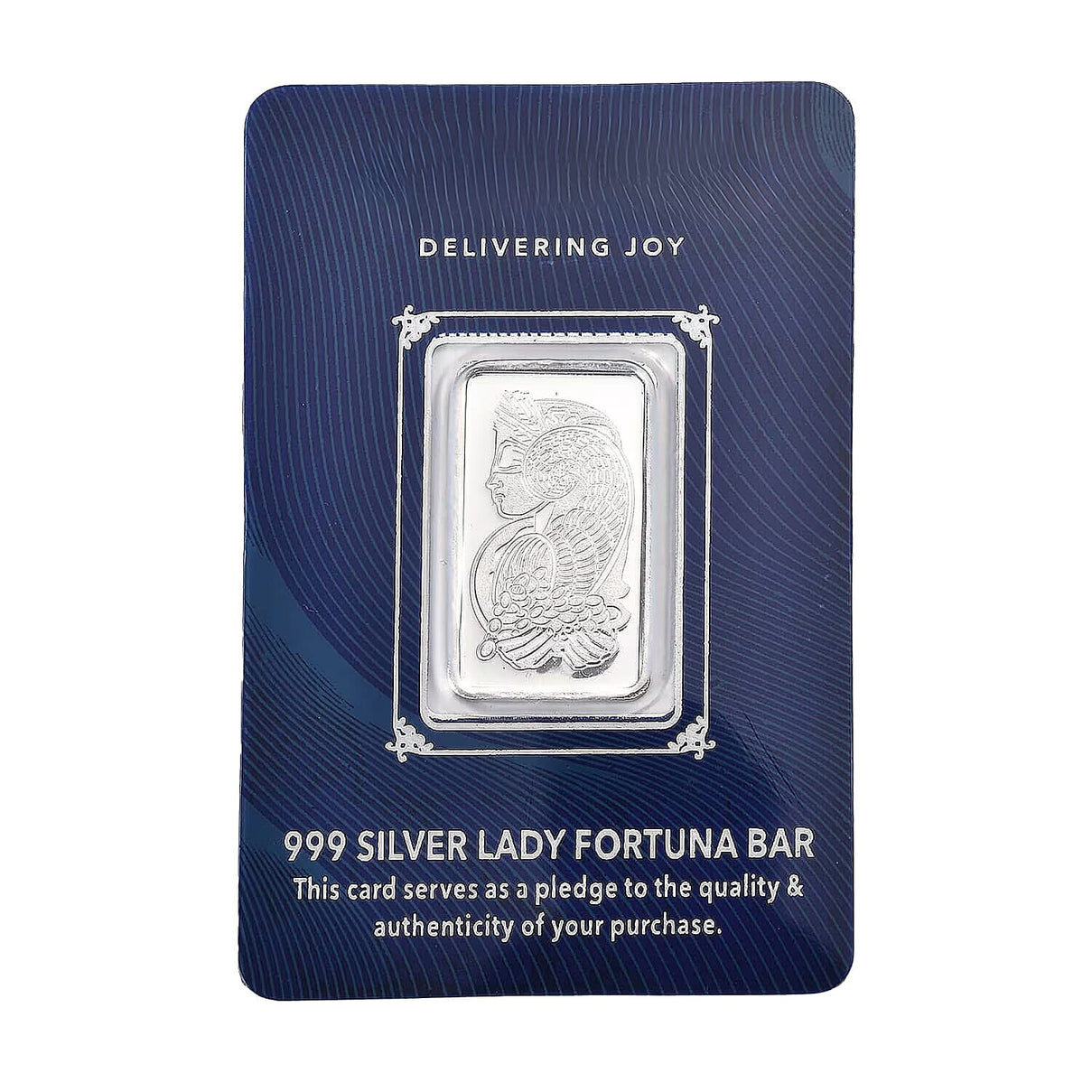 999 Pure Silver Bar with Lady Fortuna Pattern 5 Gms 8108152 0