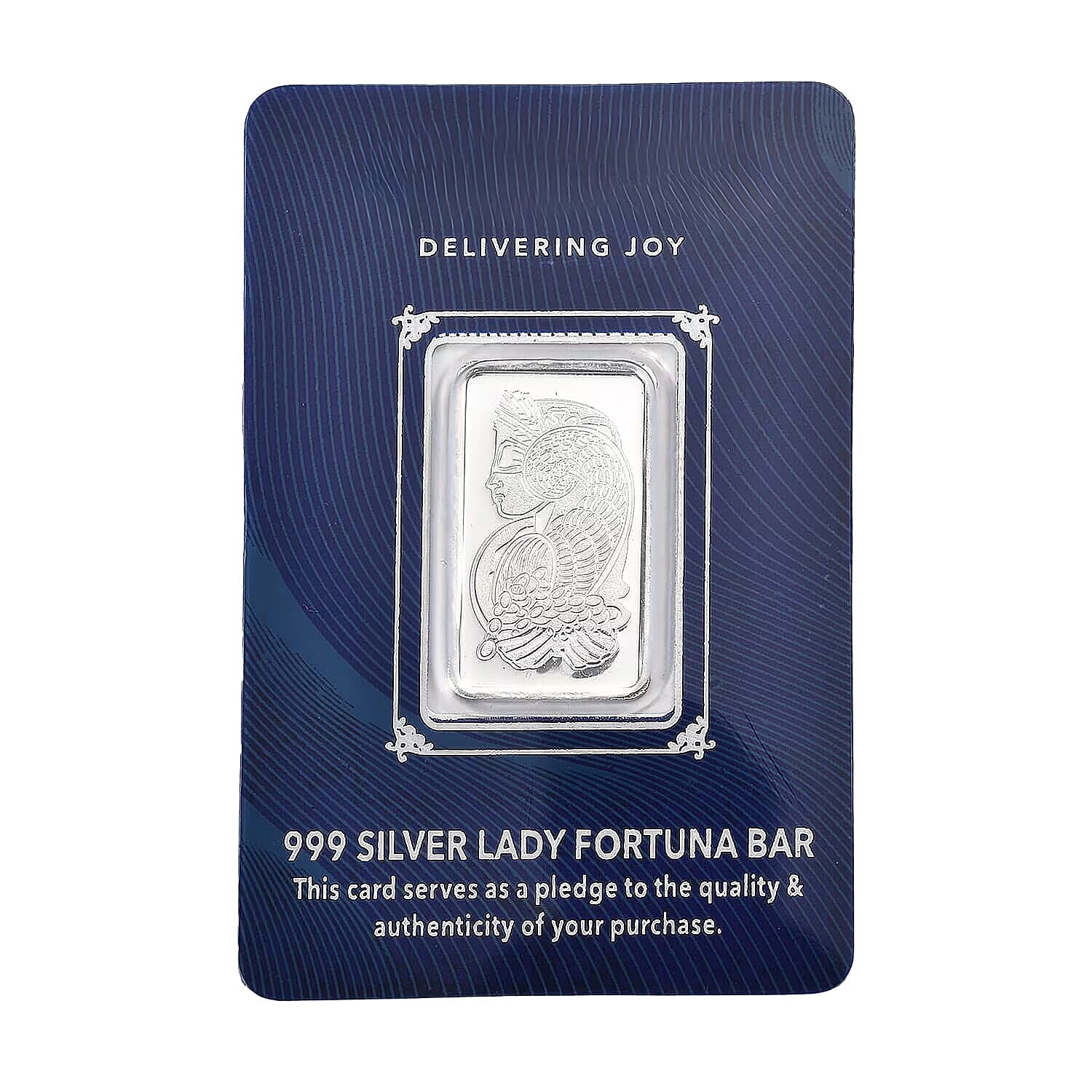 999 Pure Silver Bar with Lady Fortuna Pattern 5 Gms 8108152 0