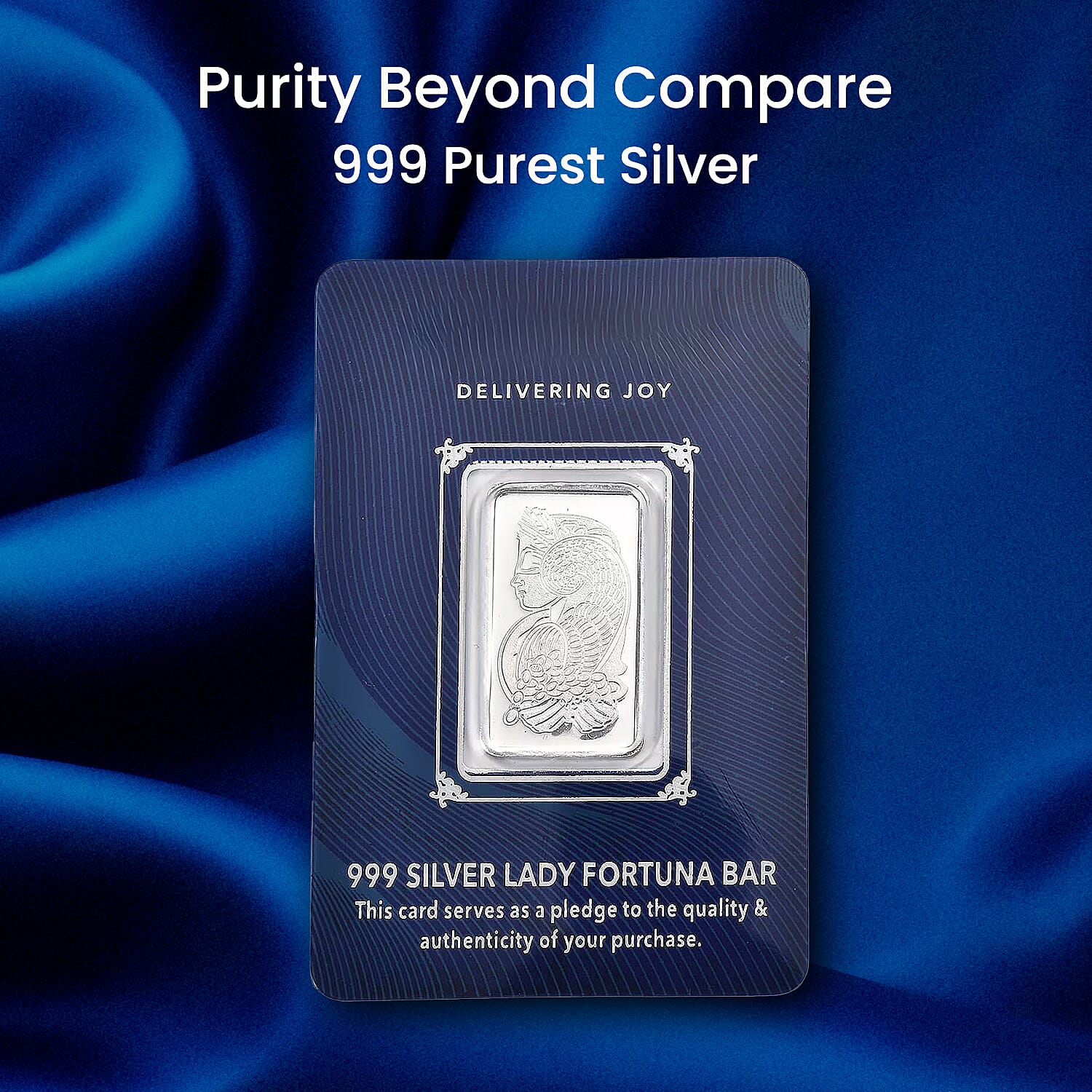 999 Pure Silver Bar with Lady Fortuna Pattern 5 Gms 8108152 2