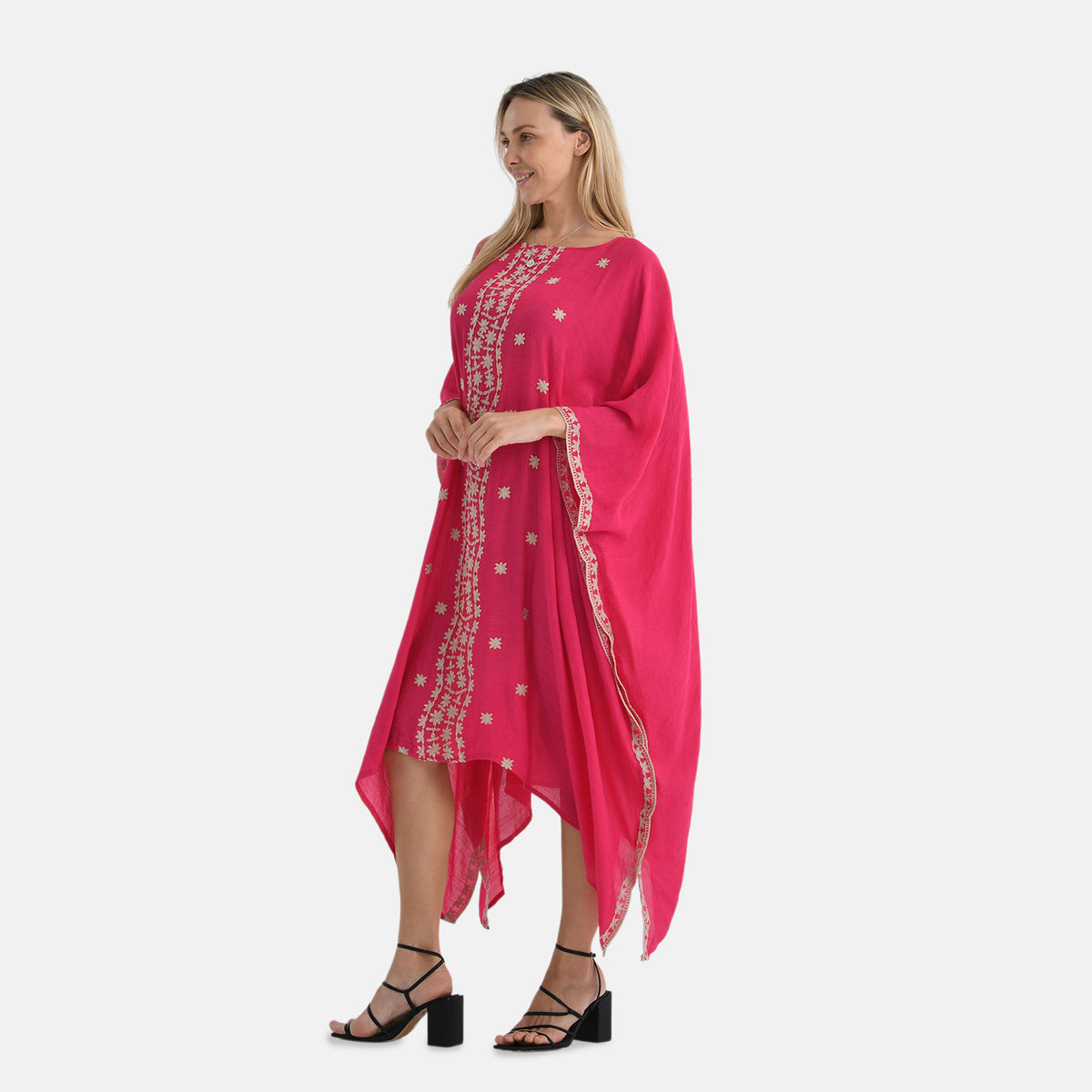 La Marey Elegant Bohemian Style Embroidery Kaftan Dress V32515987 4