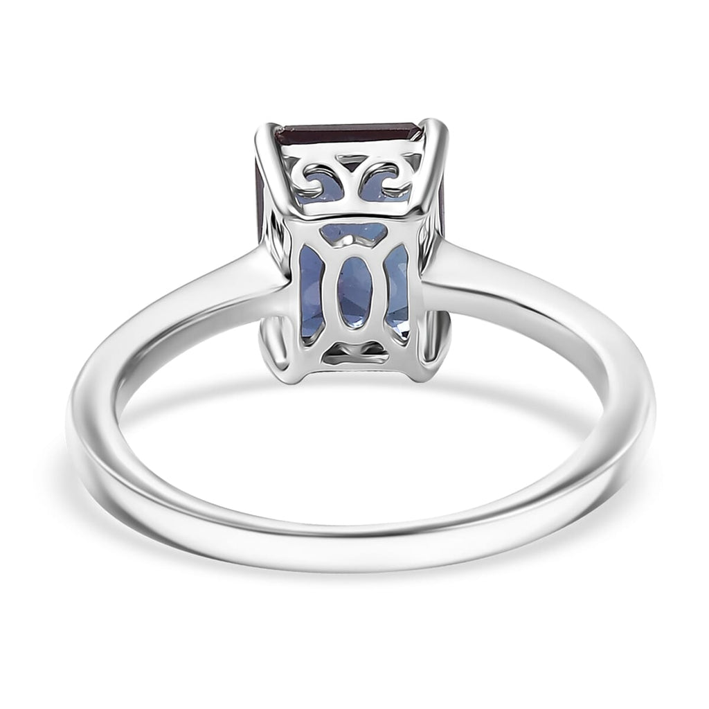 Luxuriant - 9K White Gold AGI Certified AAA Lab Grown Alexandrite Ring 3.01 Ct, Gold Wt. 2.90 Gms_8112116_4