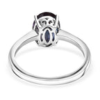 Luxuriant 10K White Gold AGI Certified AAA Lab Grown Alexandrite Solitaire Ring 2.38 Ct._8112159_4