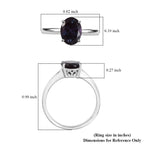 Luxuriant 10K White Gold AGI Certified AAA Lab Grown Alexandrite Solitaire Ring 2.38 Ct._8112159_5