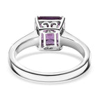Luxuriant Diamond 10K White Gold AAA Lab Grown Color Change Sapphire Solitaire Ring, Gold Wt.3.09 Gms  3.535  Ct._8112342_4