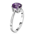 Luxuriant Diamond 10K White Gold AAA Lab Grown Color Change Sapphire Solitaire Ring, Gold Wt.2.67 Gms  2.785  Ct._8112418_3