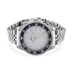 GENOA TIME V2 Miyota 2035 Japan Movt. 3ATM Water Resistant White Dial Mens Watch with Silver Colour Stainless Steel Strap and Black Bezel_8114202_4