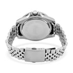 GENOA TIME V2 Miyota 2035 Japan Movt. 3ATM Water Resistant White Dial Mens Watch with Silver Colour Stainless Steel Strap and Black Bezel_8114202_6