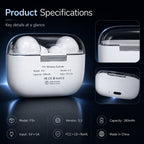 MIVO Wireless Earbuds - White